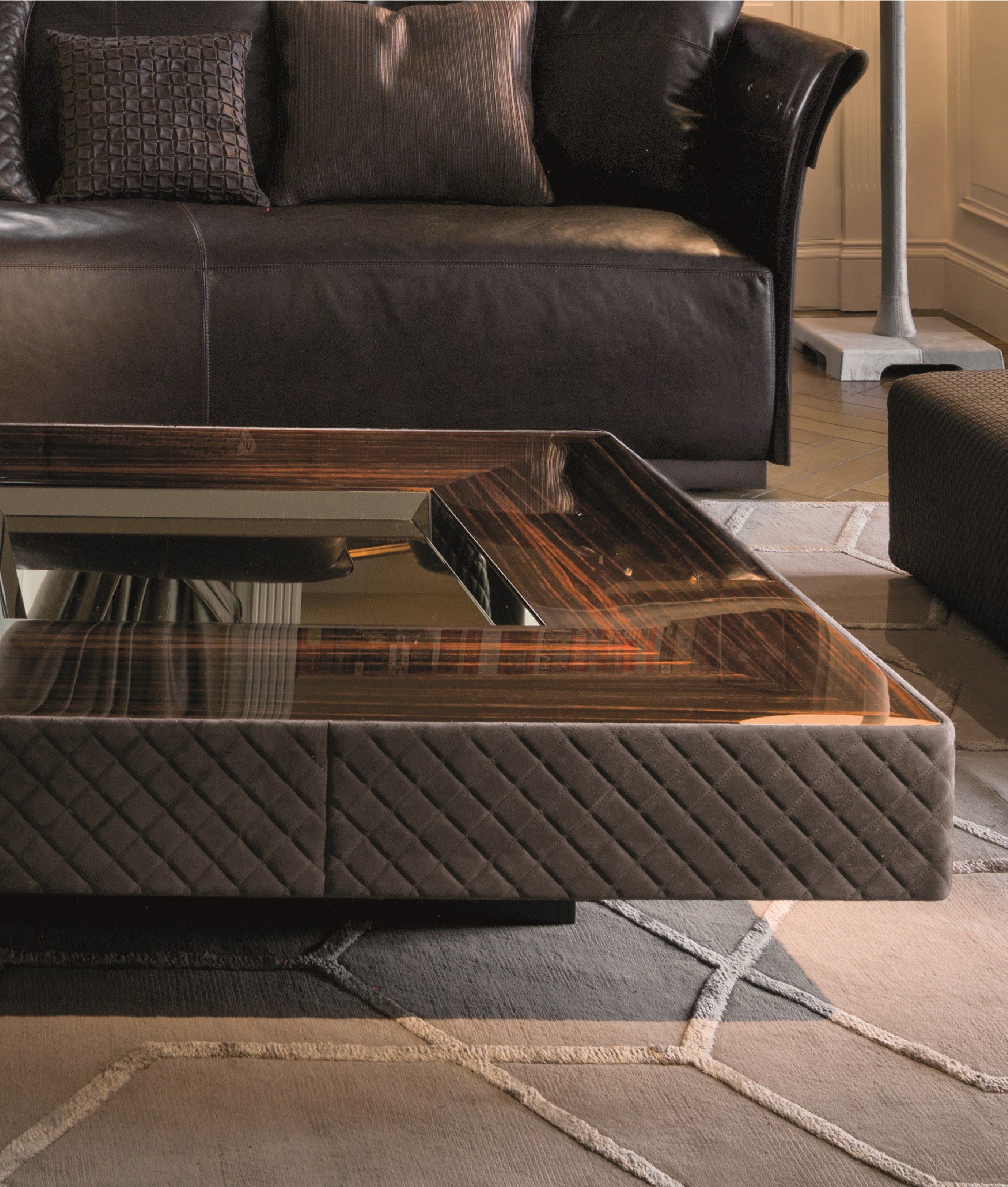 Квадратный журнальный столик с подносом Longhi Loveluxe ARCH-00008843 - Вид №3