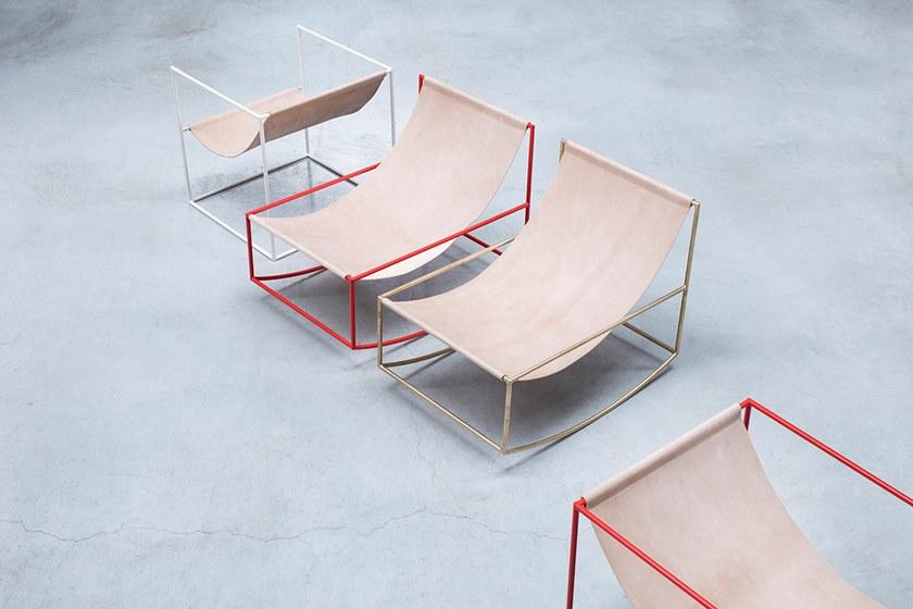 valerie_objects Кресло-качалка из стали с порошковым покрытием  V9018020  - Вид №27