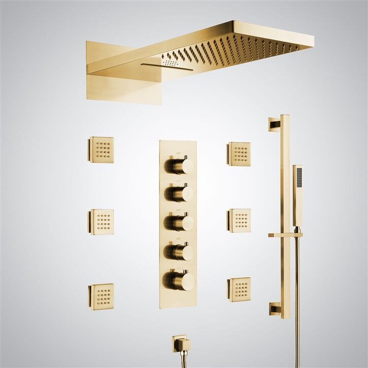 Термостатический встраиваемый душевой набор с насадкой для душа Fontana Showers питьевой фонтанчик ARCH-00004680 - Вид №13