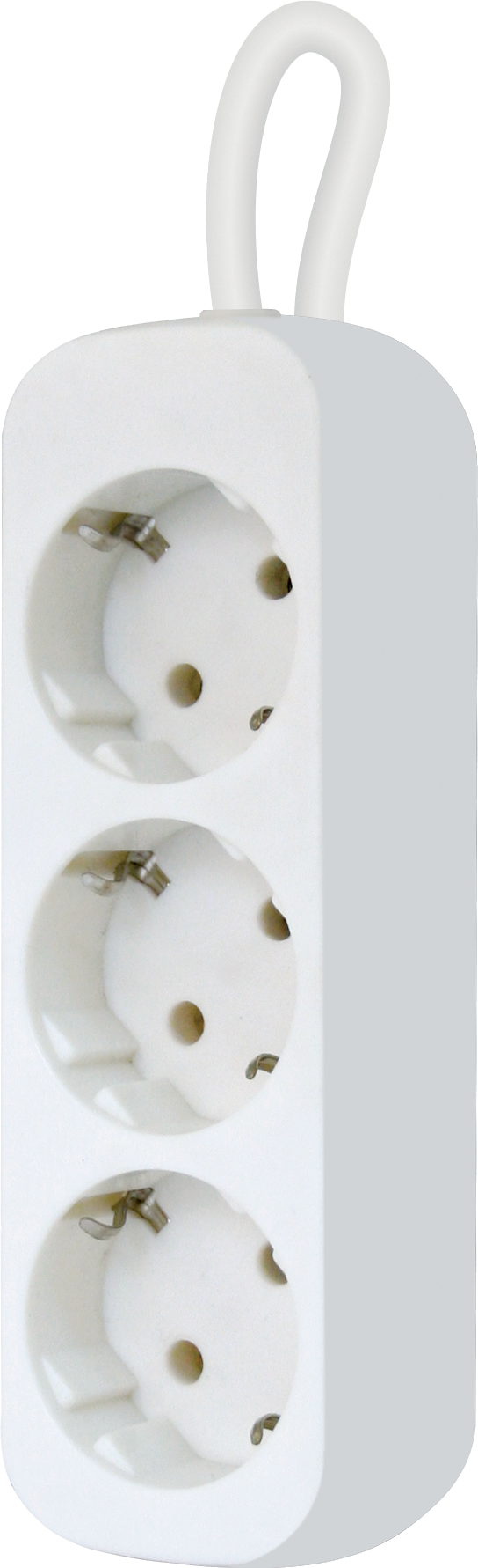 99221 Удлинитель с заземлением e318 1.8 м, 3 розетки (пакет) Defender Santreyd  - Вид №1