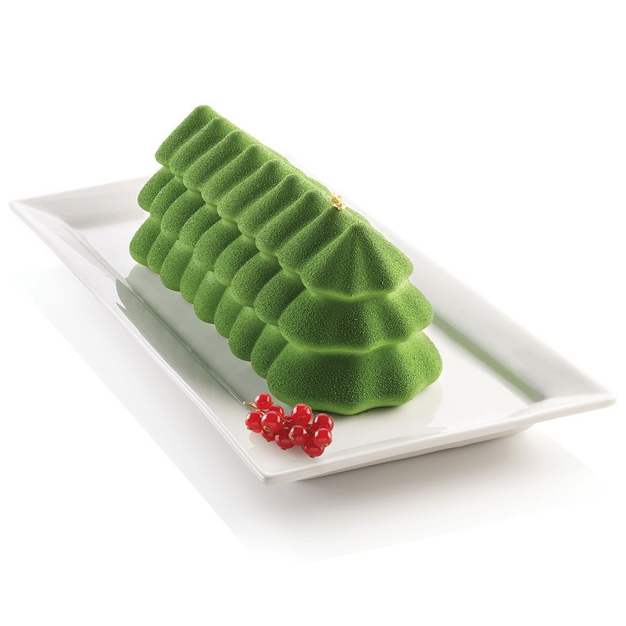 20.436.13.0065 Форма для приготовления пирожного sapin, 25 х 8,9 х 8,7 см, силиконовая Silikomart 