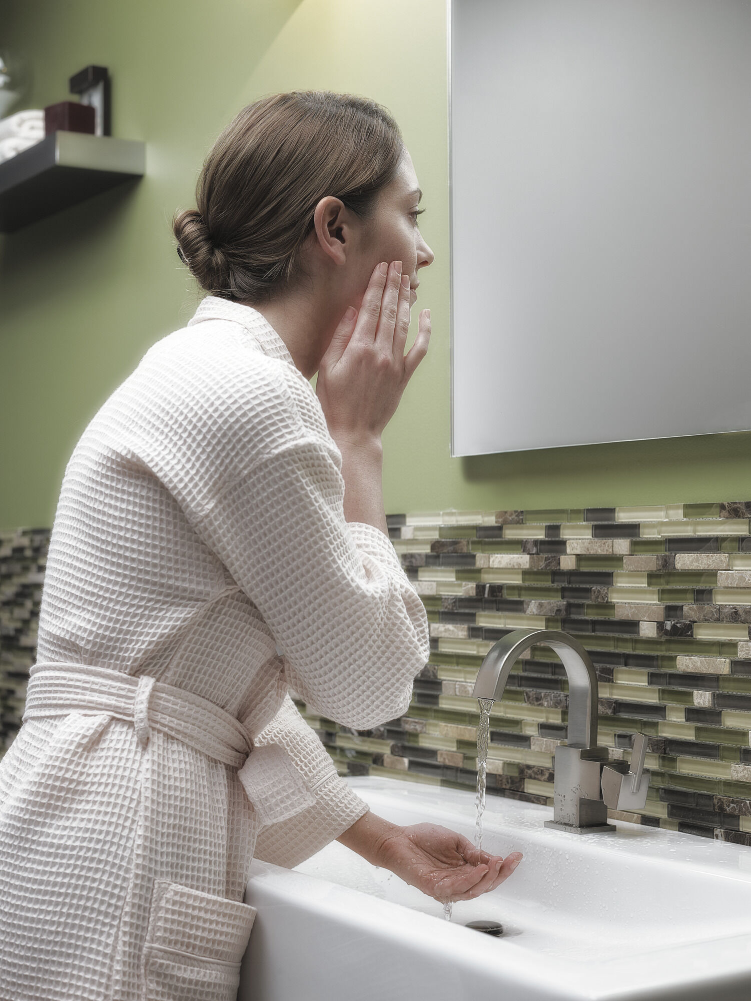 553LF-SS Смеситель для ванной с одной ручкой Delta Faucet Vero Нержавеющая сталь - Вид №5