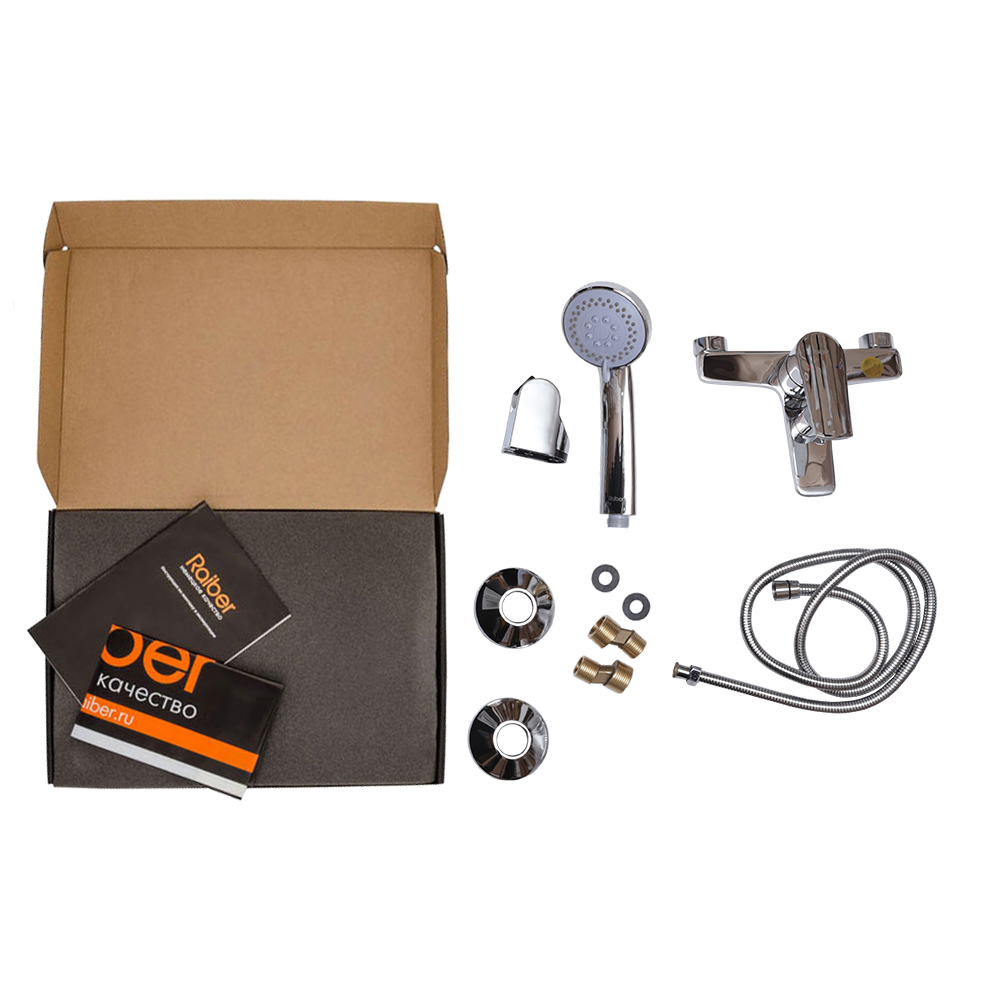 R1503 Смеситель для ванны Zinger однорычажный Raiber  - Вид №3