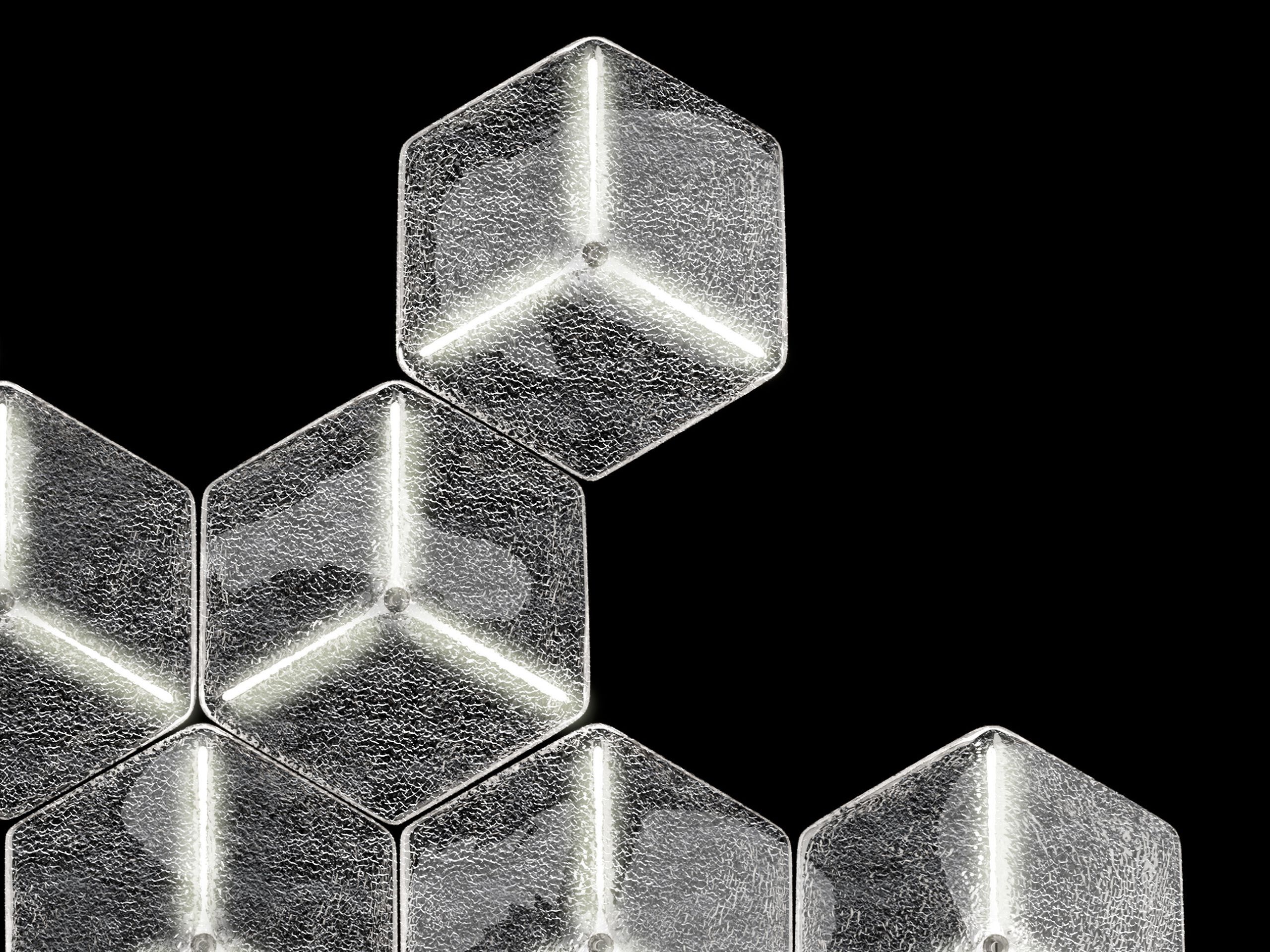 Венецианский Кристалл ручной работы настенный светильник Barovier&Toso Webb ARCH-00127892 - Вид №3