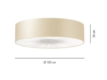 Потолочный светильник из искусственной кожи AXOLIGHT Кожа ARCH-00132753 - Вид №4