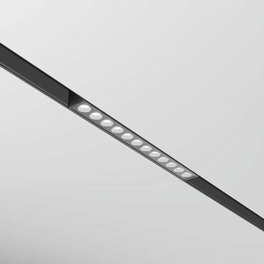 Трековый светильник линейный Voltega Points Twist 36° светодиодный 12 Вт магнитный цвет черный регулируемый белый свет STLM-2157555 - Вид №3