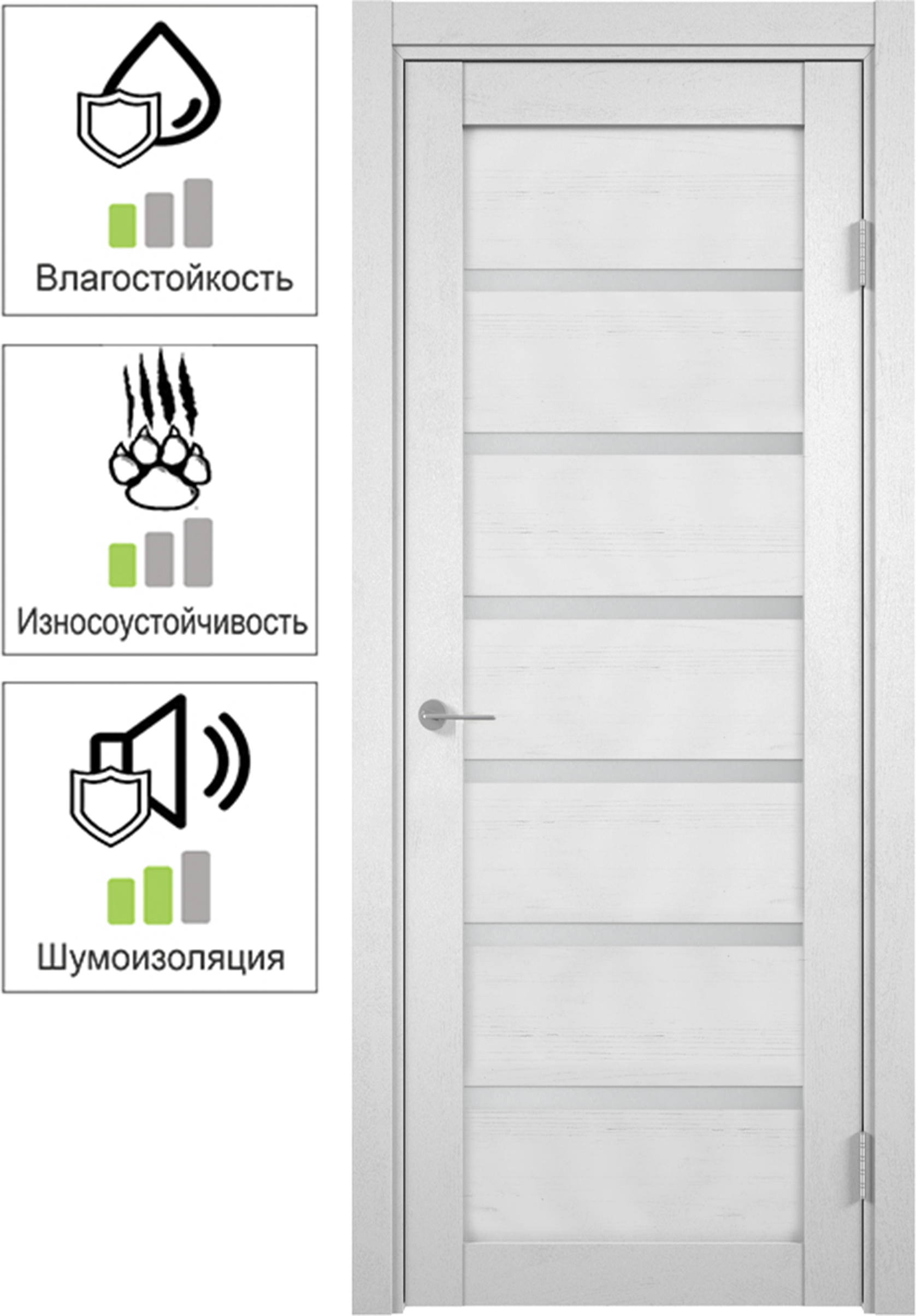 82673152 Дверь межкомнатная Кельн остеклённая финиш-бумага ламинация цвет сосна арктическая 60х200 см (с замком) STLM-0033592 ELDORF