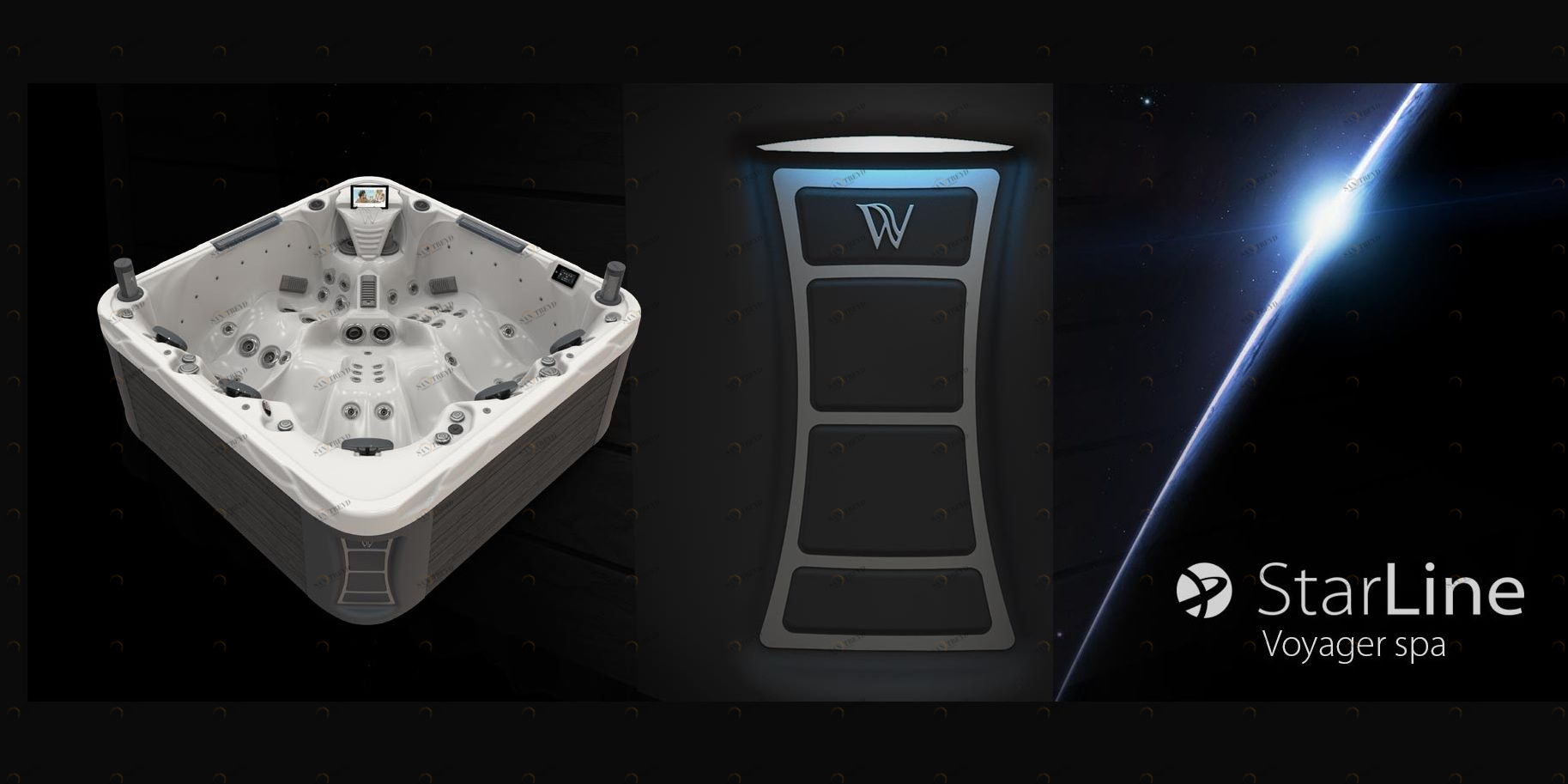 гидромассажный бассейн PREMIUM spa Wellis Бассейн StarSide