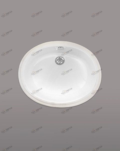 RALS50 Встроенная раковина под столешницу овальная Devon&Devon 