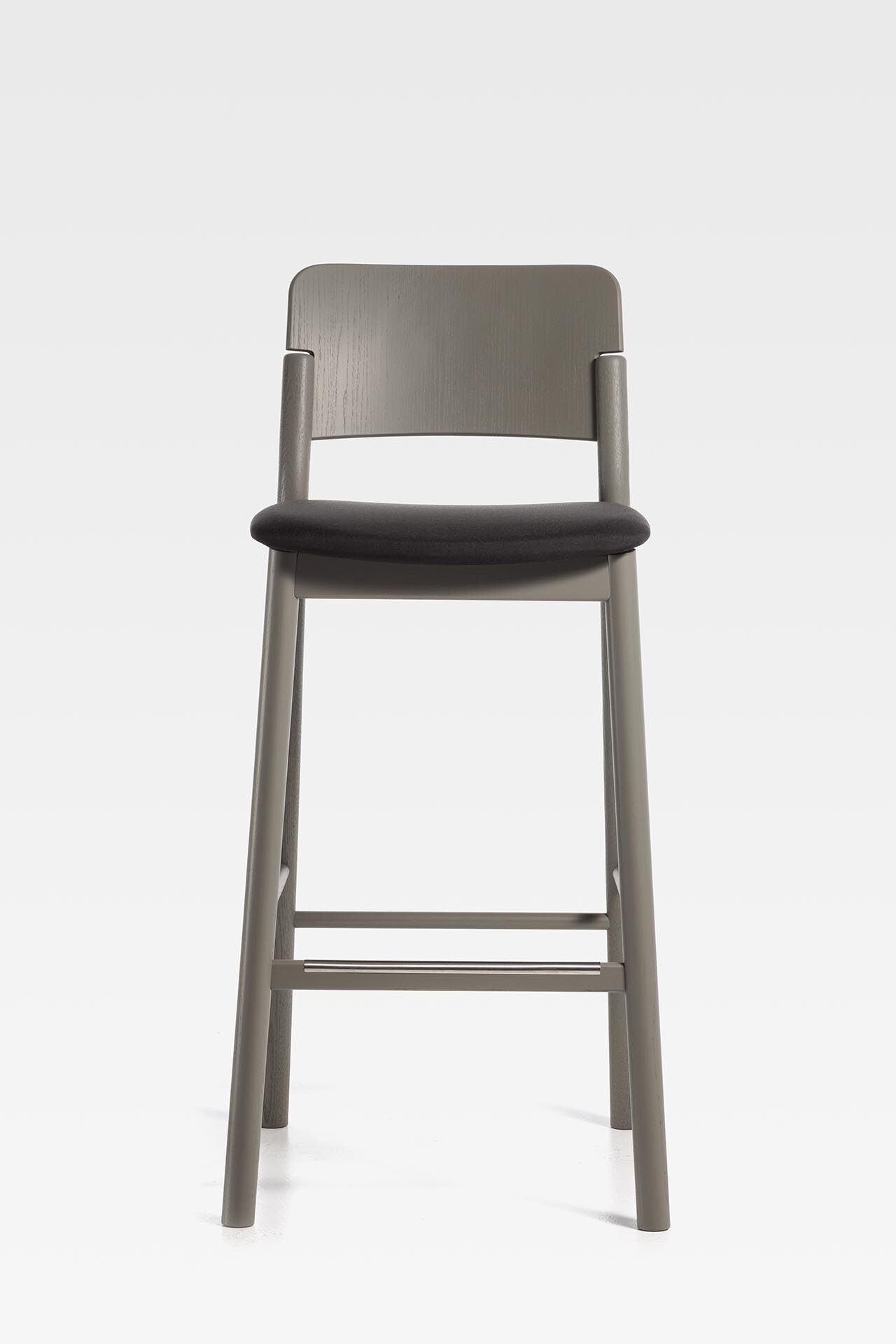 Высокий стул из ясеня с мягким сиденьем SIPA ARCH-00016181 - Вид №2