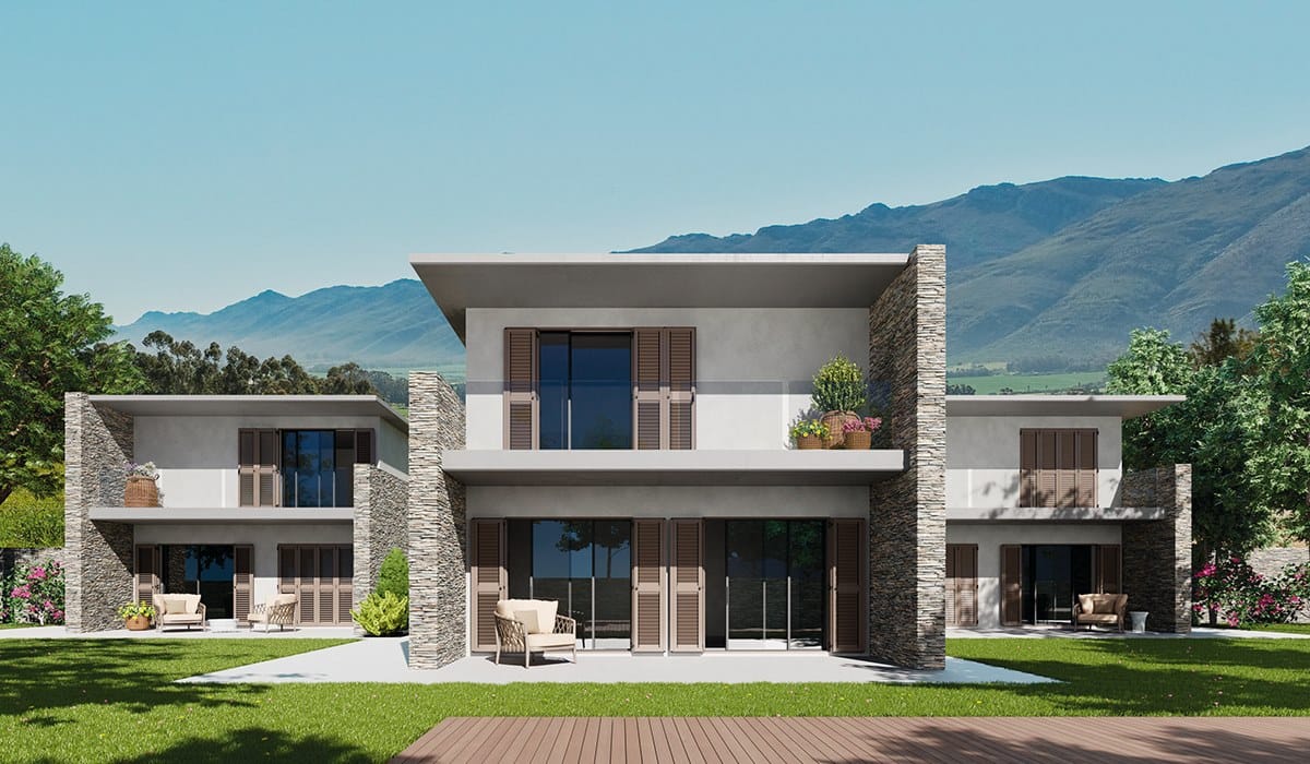 Алюминиевые жалюзи с фиксированными ламелями Saxun EFORUS ARCH-00041125 - Вид №1