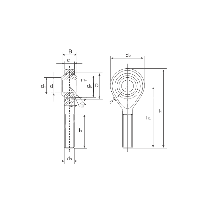 IS2600 Шарнирный наконечник TSML14 ISKRA  - Вид №1