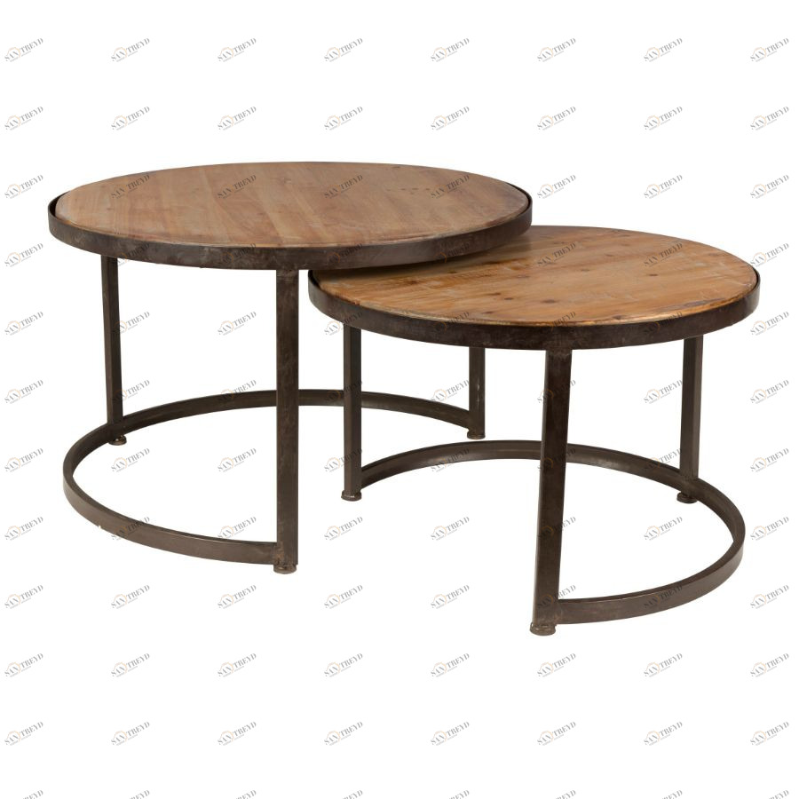 Набор столов кофейных Jack, 2 шт White Label Living 2300116