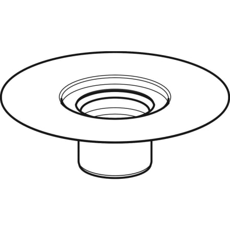 GEBERIT 388.101.00.1 Фланец Geberit для трапов 13 х 13 см  - Вид №1