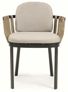 Ethimo Садовый стул из тика с подлокотниками Swing Swpd05