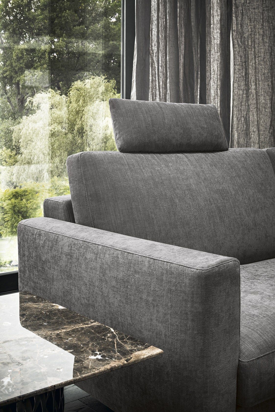 Тканевый диван с полуостровом Felis Softliving ARCH-00093758 - Вид №5