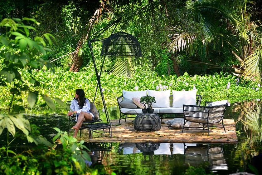 cbdesign 3-местный садовый диван из синтетического волокна Yoko N141n2 - Вид №6