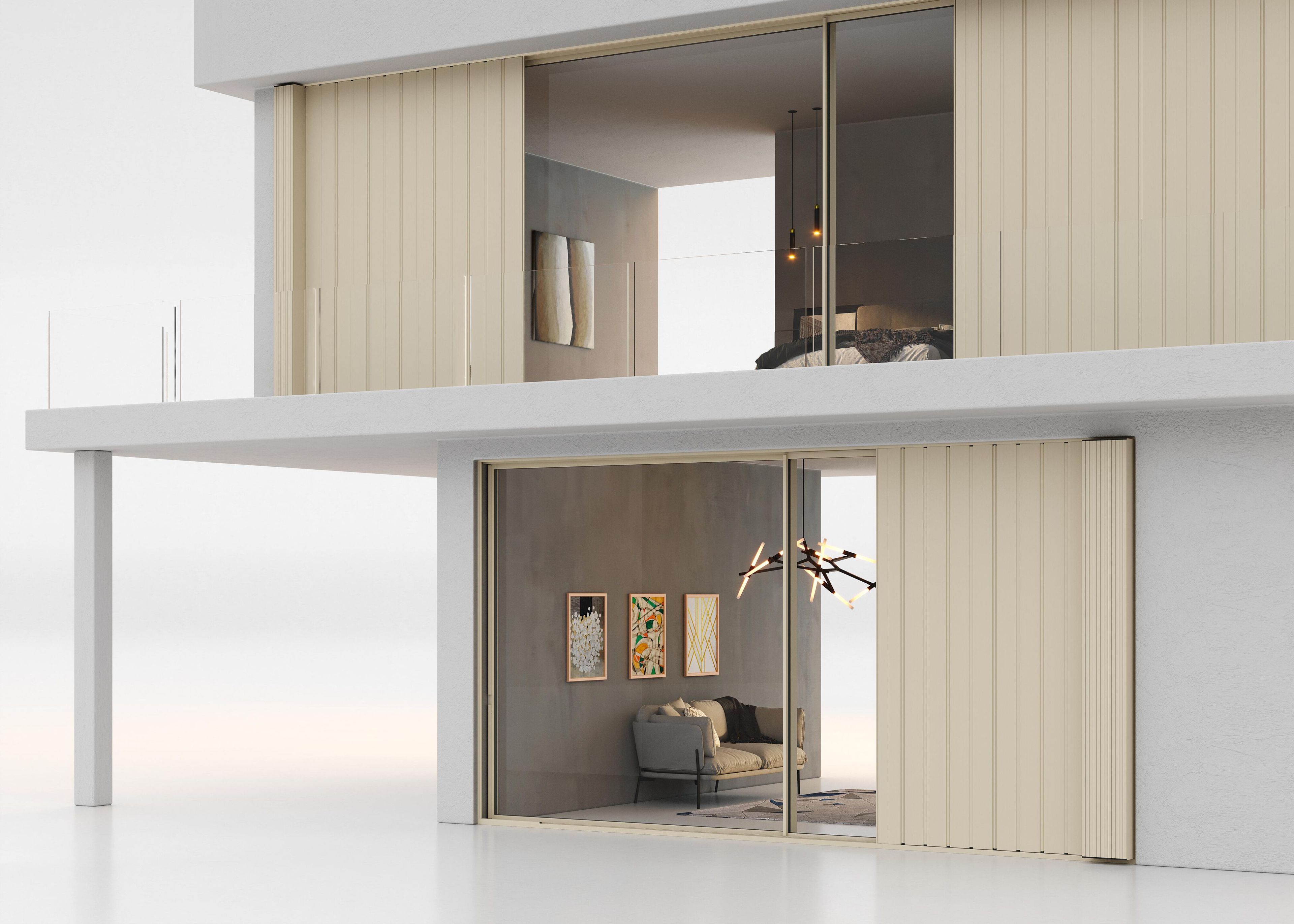 Экструдированный алюминий моторизованный Frangisole SUNROOM системы затемнения ARCH-00139181 - Вид №1