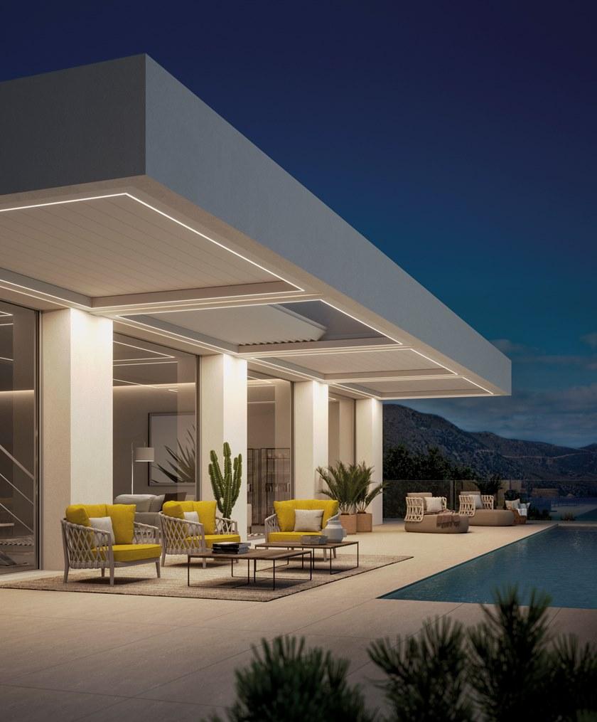 PRATIC F.lli ORIOLI Пергола со сдвижной крышкой Brera sun-id-1515534 - Вид №1