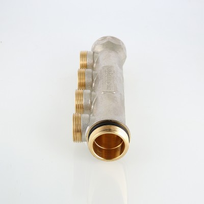 VTc.500.NE.060503 Коллектор c наружной резьбой под "евроконус" Valtec 1", 3 х 3/4", "евроконус"  - Вид №2