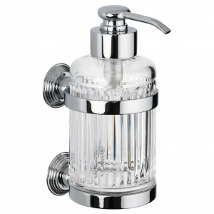 C59-532 C59-532 Дозатор мыла настенный РУЧКА КУПОЛЬНАЯ CA Cristal & Bronze DÔME À MANETTES CANNELÉ