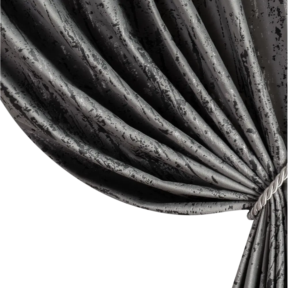 Ткань 1 м/п Венеция бархат 300 см цвет серый GARDEN STLM-2106330 - Вид №4