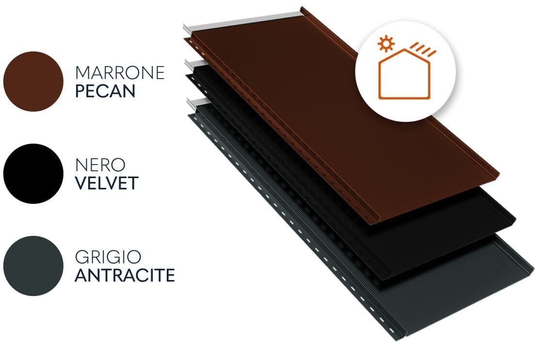 Модульная металлическая кровельная плита FIBROTUBI FIBROGRAF ARCH-00097523 - Вид №11