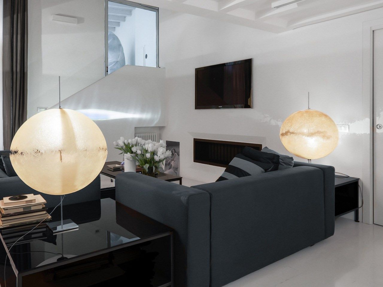 Светодиодная настольная лампа из стекловолокна Catellani & Smith PostKrisi ARCH-00114833 - Вид №3