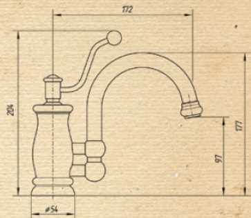 Смеситель MIGLIORE Vivaldi ML.VIV-9913.CR для раковины, хром  - Вид №2