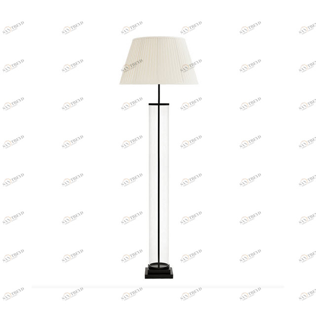 Напольная лампа Phillips от Eichholtz Черный 108481 EICHHOLTZ  059989 Белый;прозрачный;черный 
