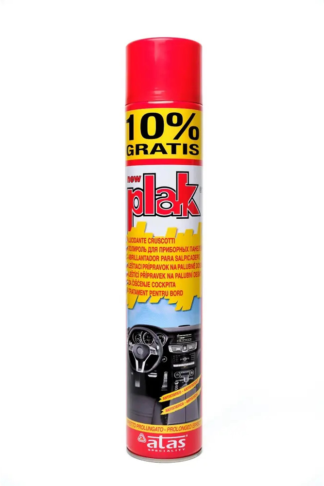 91659363 Полироль для пластика Atas Plak Spray Клубника глянцевая 750 мл STLM-0841585