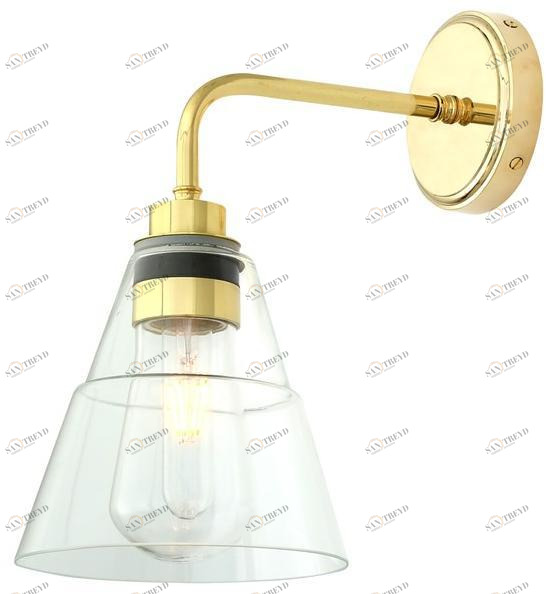 Mullan Lighting Настенный светильник из стекла прямого света для ванной Kairi Mlbwl007 