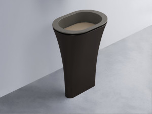 AMLA65-FN+AMPILO-AN+AMCOLO-LV Раковина Amedeo Ovale отдельностоящая cielo Enjoy + Amedeo