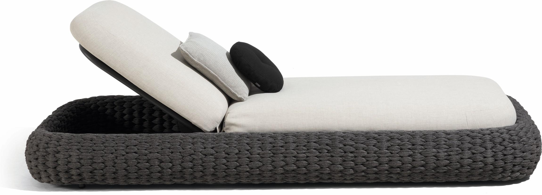 MNST553 Лежак веревка 45мм антрацит Manutti Kobo - Вид №4