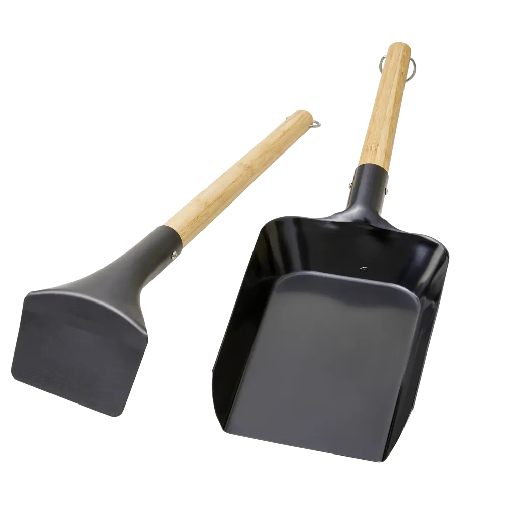 Набор инструментов Naterial для гриля 2 предмета сталь черный STLM-2047512