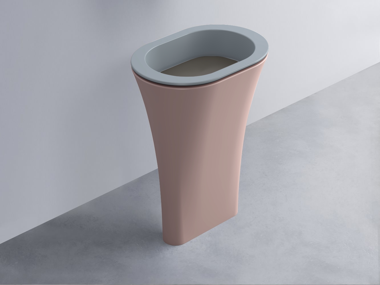 AMLA65-BR+AMPILO-FN+AMCOLO-CP Раковина Amedeo Ovale отдельностоящая cielo Enjoy + Amedeo Ceramica Cielo