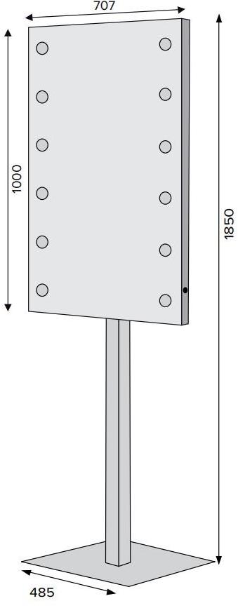 UNICA by Cantoni Рабочее место для парикмахера Mde sun-id-1360848 - Вид №3