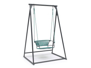 Самонесущее подвесное сиденье из морской веревки и стали