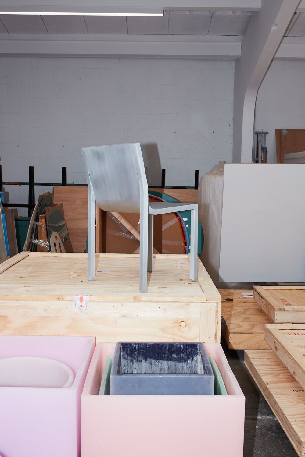 Штабелируемый алюминиевый стул BD Barcelona Stedelijk ARCH-00132726 - Вид №34