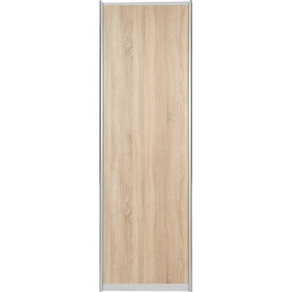 Дверь-купе SPACEO для шкафа 2255×704 мм дуб сонома с серебряным профилем 18833553 STLM-1581474