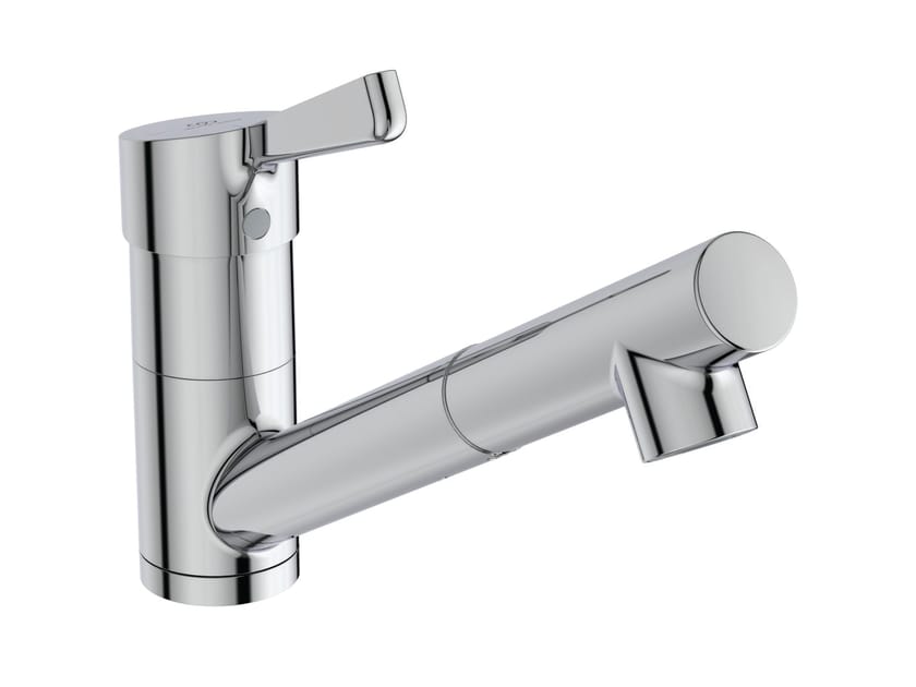 Однорычажный кухонный смеситель со съемным ручным душем Ideal Standard Ceralife ARCH-00017950