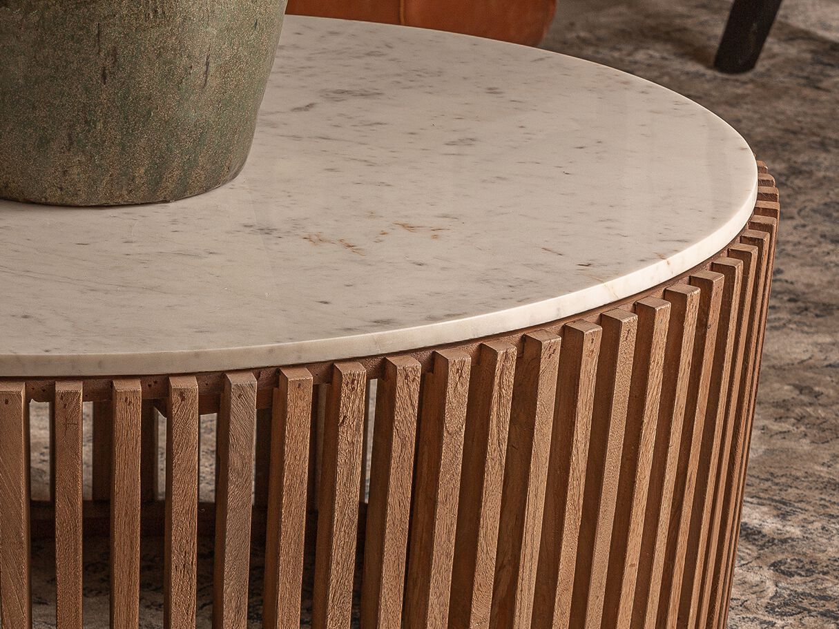 Круглый мраморный журнальный столик Vical Home GOMS ARCH-00079327 - Вид №3