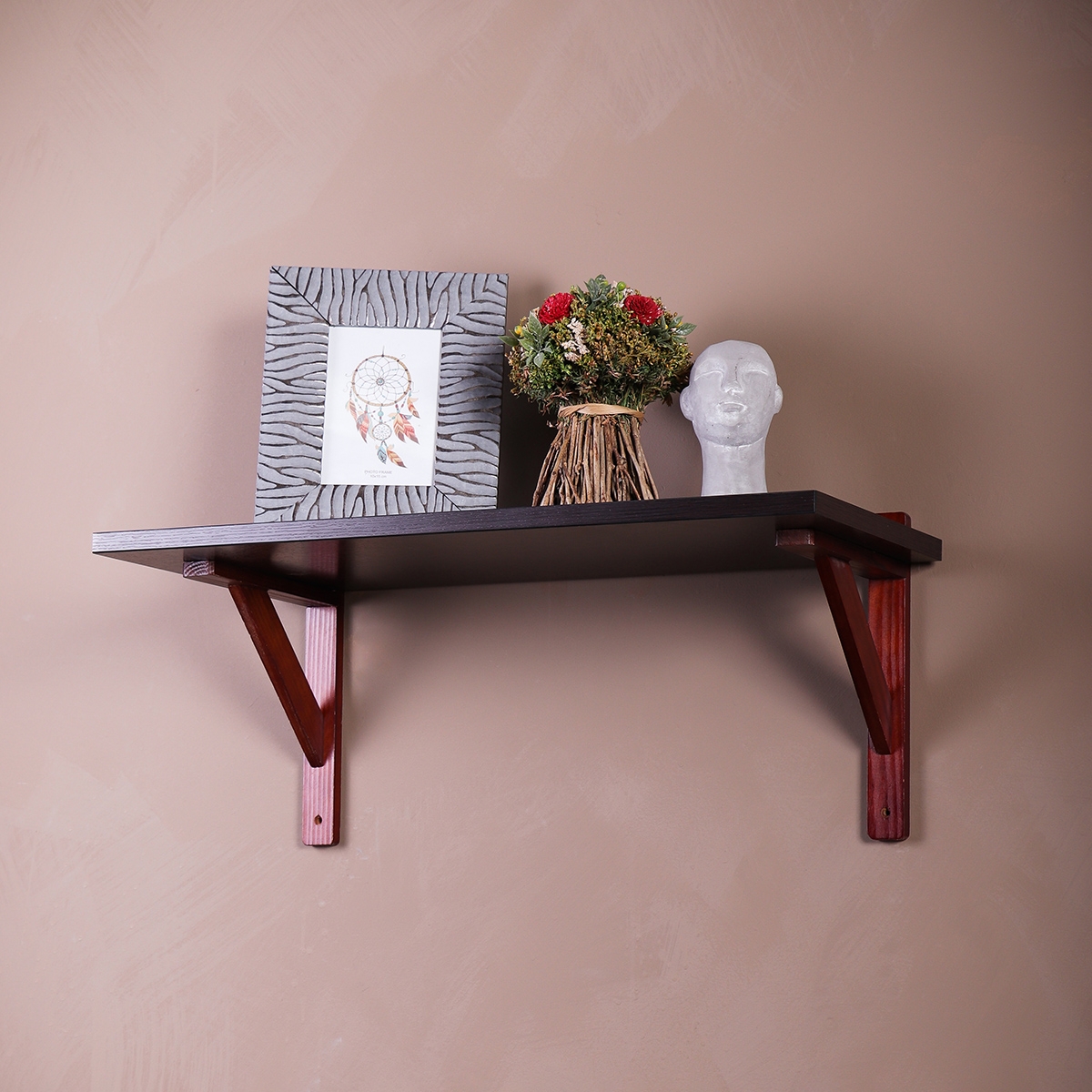 Кронштейн  Деревянный № 15, 200x250 мм, орех LJPS0103 Public Steel Россия  - Вид №5