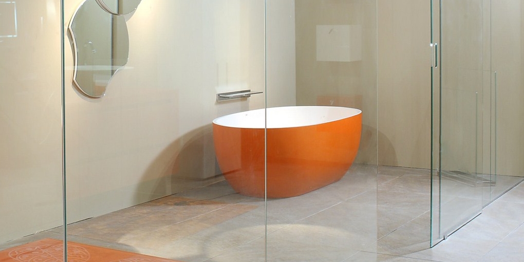 Ванна отдельностоящая Stone One Colour Touch Orange Aquamass COLOURTOUCHORANGE - Вид №1