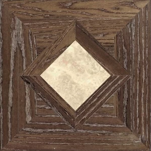 Напольное покрытие из дерева (инкрустация мраморная "botticino fiorito" из темного дуба) ddat65 rs mB Devon Devon INTARSIA