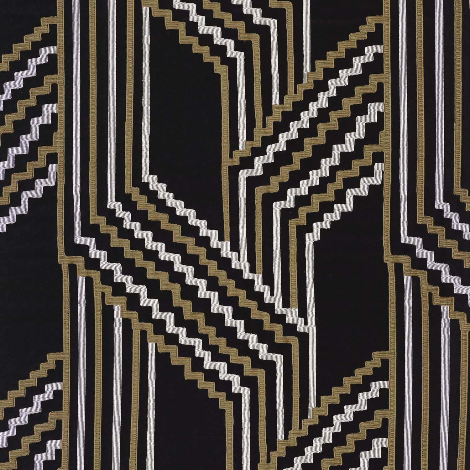 Жаккардовая ткань с графическим рисунком Casamance Porte des Lilas ARCH-00099912 - Вид №5