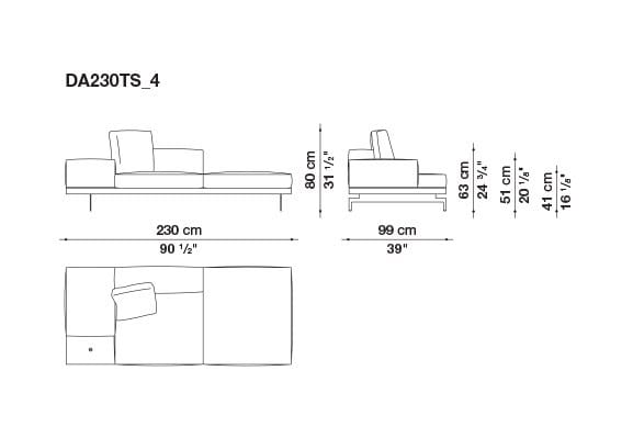 Кожаный диван B&B Italia док ARCH-00130675 - Вид №44