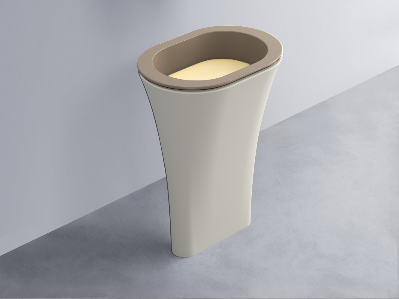 AMLA65-AN+AMPILO-CN+AMCOLO-TL Раковина Amedeo Ovale отдельностоящая cielo Enjoy + Amedeo Ceramica Cielo