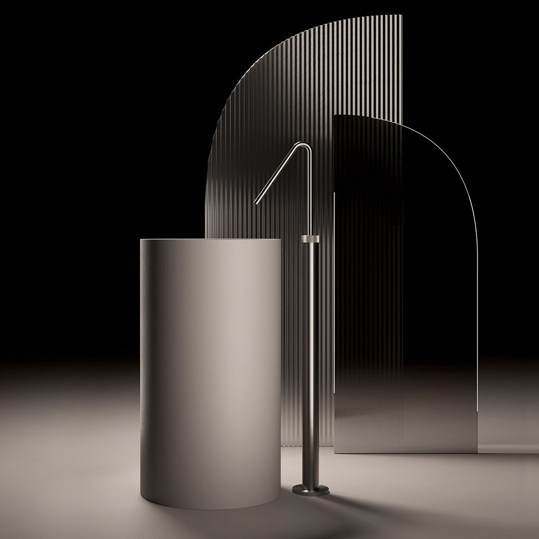 Смеситель для раковины из нержавеющей стали Amphora катушка ARCH-00047786 - Вид №3