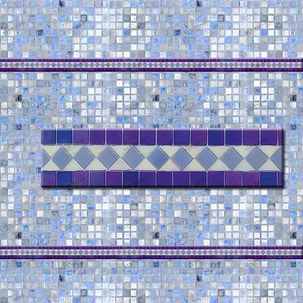 БОРДЮР ИЗ СТЕКЛЯННОЙ МОЗАИКИ BC316 ALMA БОРДЮРЫ ХУДОЖЕСТВЕННЫЕ